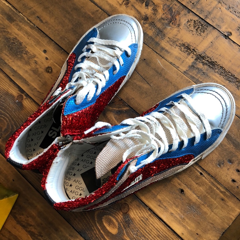 Golden goose slide sneakers